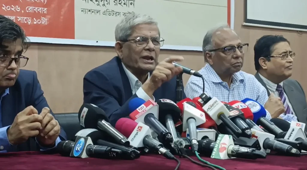 জুলাই সনদে স্বাক্ষর বিতর্কের অবসান হওয়া উচিত -মির্জা ফখরুল ইসলাম আলমগীর