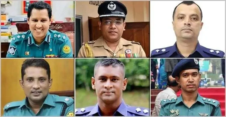 বিপ্লব-সুদীপসহ ছয় পুলিশ কর্মকর্তা বরখাস্ত