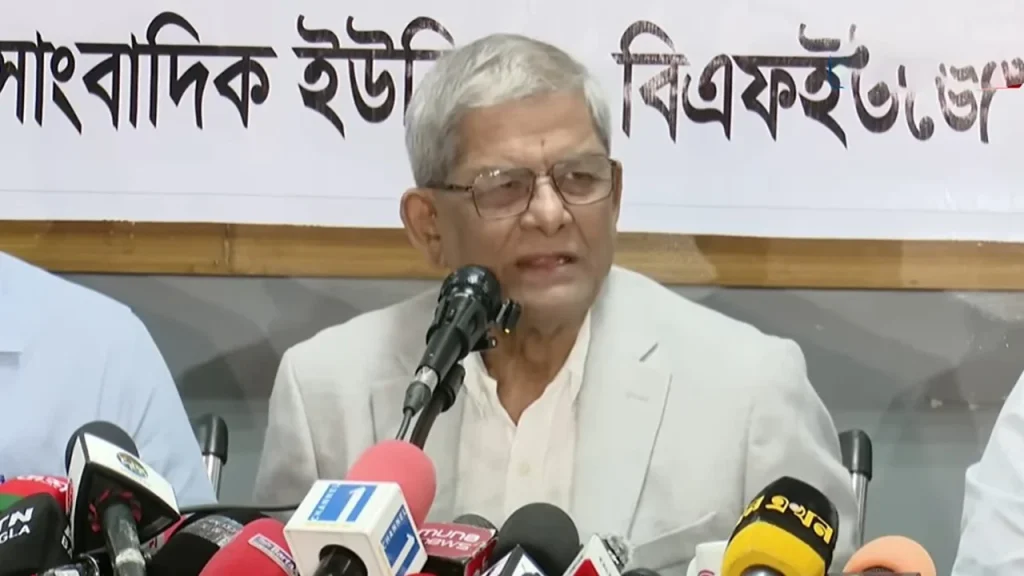 বিরোধী দলের নেতারা যে ভাষায় কথা বলছেন, সেটা ঠিক নয় -মির্জা ফখরুল ইসলাম আলমগীর