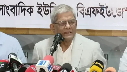 বিরোধী দলের নেতারা যে ভাষায় কথা বলছেন, সেটা ঠিক নয় -মির্জা ফখরুল ইসলাম আলমগীর