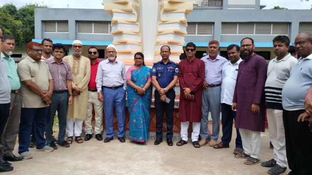 সাপাহারে ‘জ্ঞান চত্বরের’ শুভ উদ্বোধন