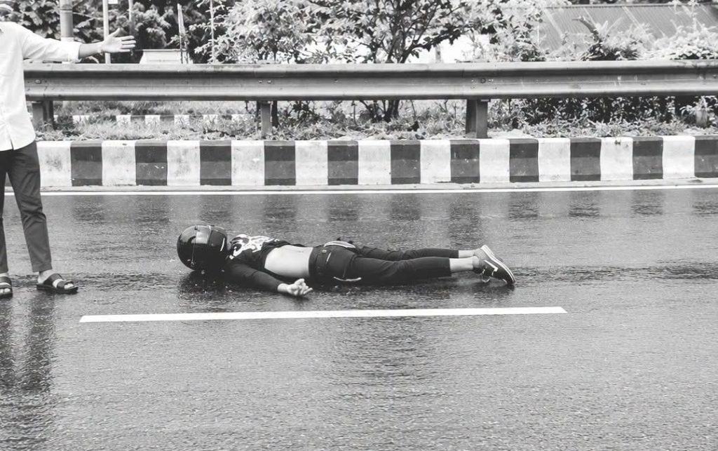 কালিয়াকৈরে সড়ক দুর্ঘটনায় মোটরসাইকেল আরোহী নিহত