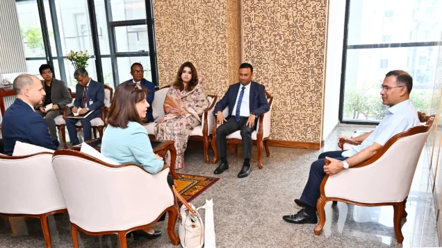 প্রধানমন্ত্রীর সঙ্গে আইপিইউ সেক্রেটারি আন্দা ফিলিপের সাক্ষাৎ