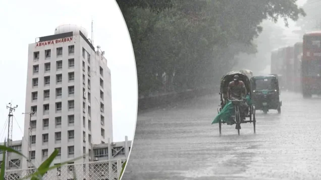 রাজধানীতে বজ্রসহ বৃষ্টির আভাস